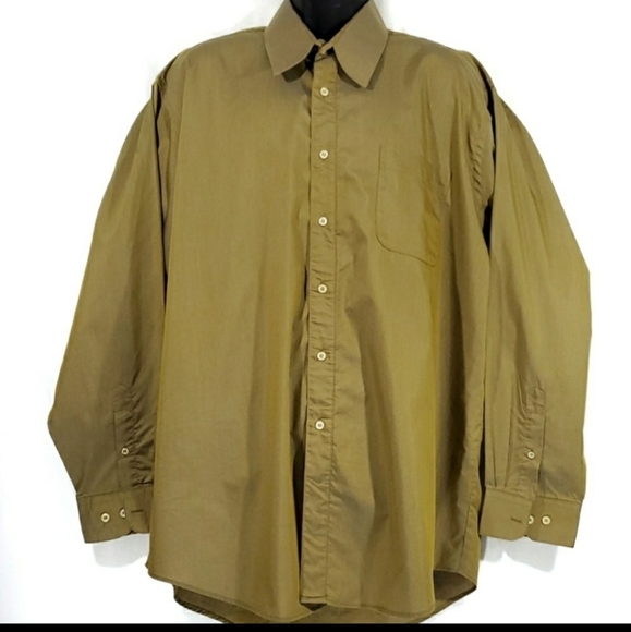 Modena Shirts Bronze Dress Shirt Euc Poshmark